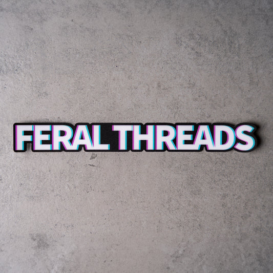 Feral Threads Sticker